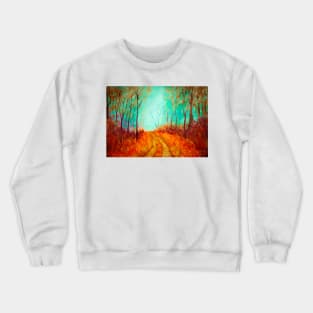 Autumn Forest path Crewneck Sweatshirt